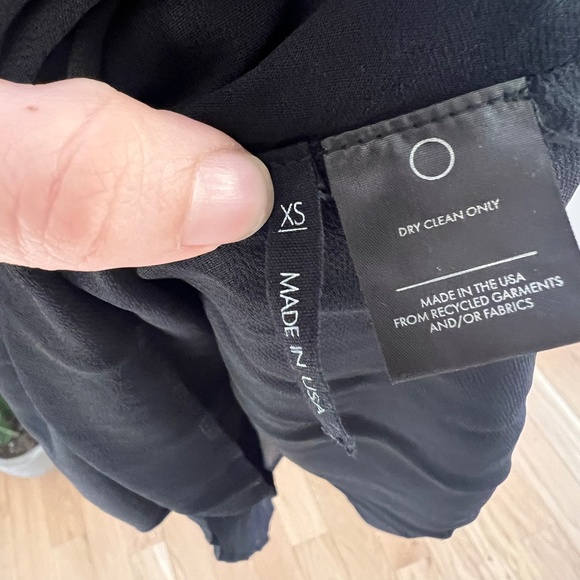 Reformation 100% Silk Black Dress - XS - Picture 2 of 7